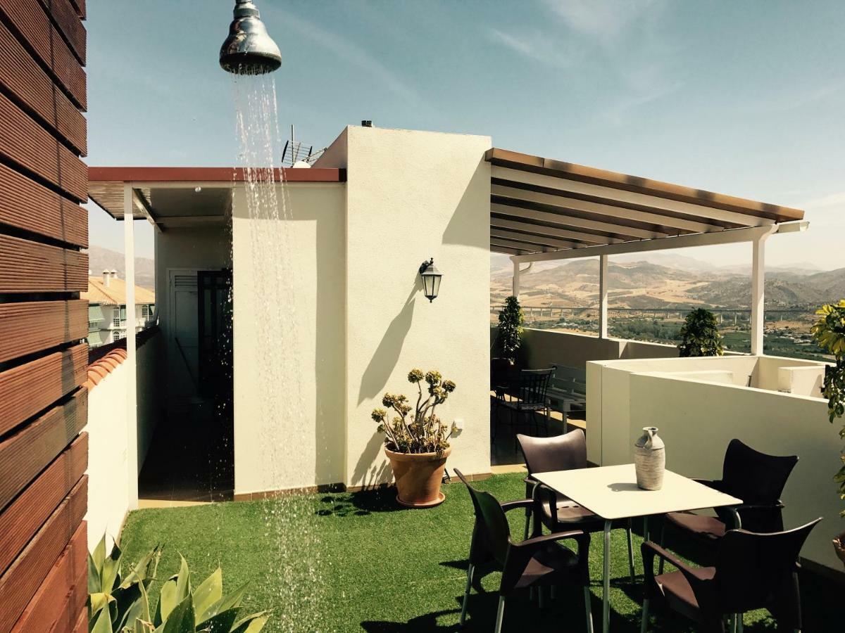 Atico Guadalhorce - Mirador Privado Con Barbacoa Y Solarium Apartman Álora Kültér fotó
